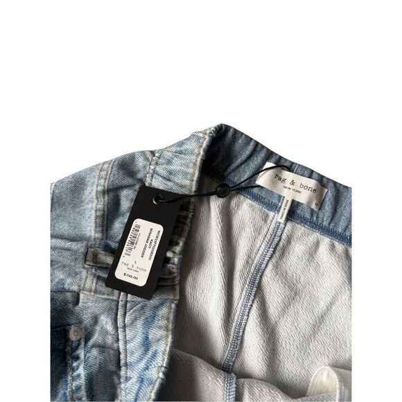 NEW Rag & Bone Miramar Terry Jogger Pants Cotton Terry size L blue Kacy - Picture 6 of 10